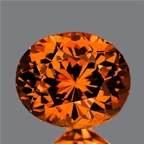 Natural Rare Cognac Orange Mali Garnet 1.52 Cts  [Flawless-VVS]