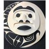 Image 3 : West Coast Native Moon Mask with Wolf Spirit