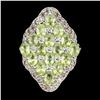 Image 1 : Natural Peridot Sapphire  Ring