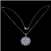 Image 3 : Natural Unheated  Tanzanite Sapphire Necklace