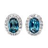 Image 1 : Natural London Blue Topaz Earrings