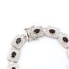 Image 2 : Plated Rhodium 5.05ctw Brown Garnet Bracelet