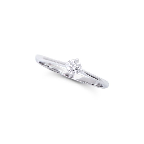 14KT White Gold 0.20ct Diamond Ring