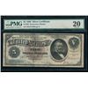 Image 1 : 1886 $5 Silver Certificate PMG 20