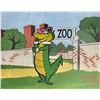 Image 1 : Hanna Barbera Wally Gator Sericel Animation Art Serigraph Cel