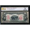 Image 1 : 1901 $10 Bison Mule Legal Tender Note PCGS 20