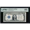 Image 1 : 1928B $1 Silver Certificate PMG 64EPQ