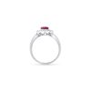 Image 4 : 14KT White Gold 1.50ct Ruby and Diamond Ring