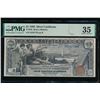 Image 1 : 1896 $1 Educational Silver Certificate PMG 35