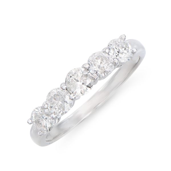 14KT White Gold 1.10ctw Diamond Ring