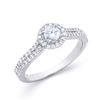 Image 2 : 14KT White Gold 0.53ctw Diamond Ring