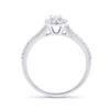 Image 3 : 14KT White Gold 0.53ctw Diamond Ring