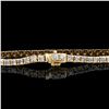 Image 2 : 14KT Yellow Gold 5.75ctw Diamond Bracelet