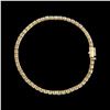 Image 3 : 14KT Yellow Gold 5.75ctw Diamond Bracelet