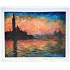 Image 1 : Claude Monet Venice At Dusk Estate Signed Limited Edition Giclee