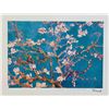 Image 1 : Van Gogh Blue Almond Blossoms Estate Signed Reproduction Giclee