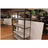 Image 4 : *Metal Framed Wooden Shelves ( 48"w x 17 1/2"d x 72" h)