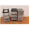 Image 1 : *(3) Rolling Plastic Storage Containers (one has a broken wheel)
