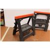 Image 2 : *(2) Plastic Saw Horses