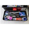 Image 2 : Job Mate Plastic Tool Box w/Contents - Plumbing Supplies - Assorted Tools