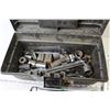 Image 4 : Rubbermaid Tool Box w/Contents - Wrenches - Sockets - Misc. Tools