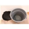 Image 3 : *Floor Protecter for Office Chair - Rubbermaid Garbage Can w/Lid