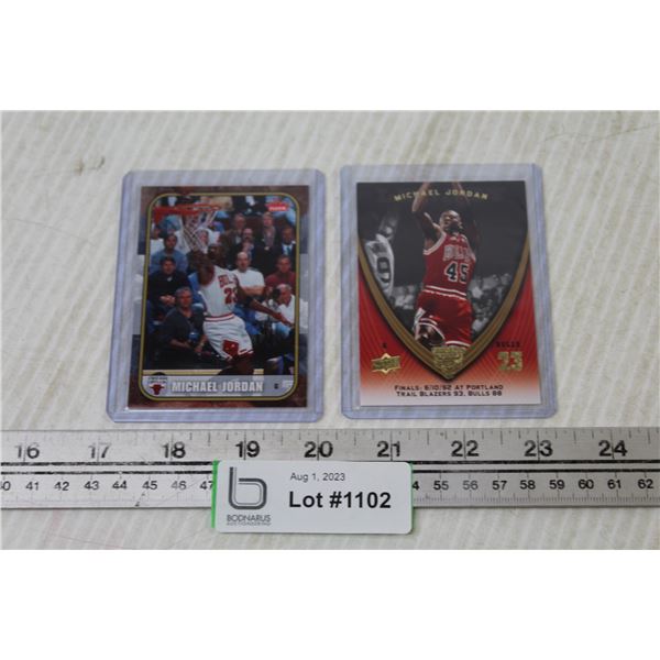 (2) Michael Jordan Cards