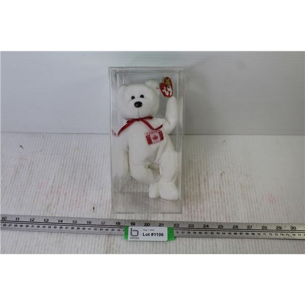 Maple TY Baby - Rare Beanie Baby in Case