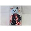 Image 5 : Spangle TY Baby - Rare Blue Faced Beanie Baby in Case