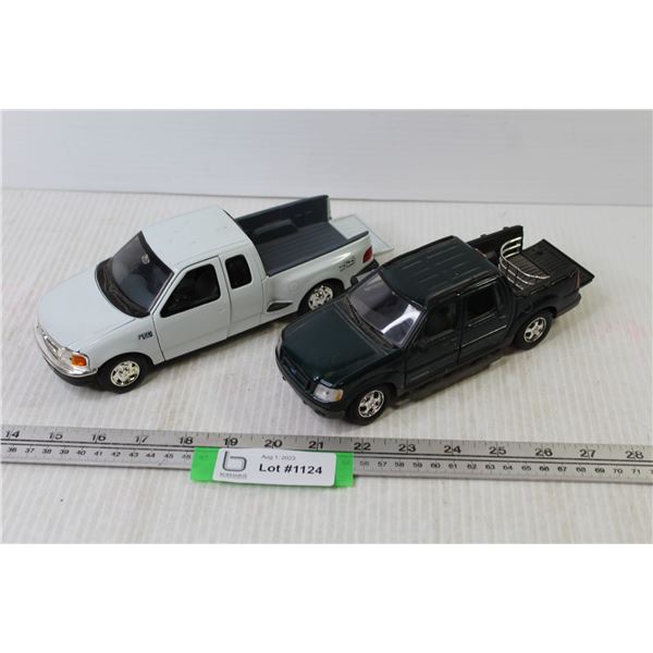 Maisto Ford Explorer - Motor Max Ford F150 Die Cast Trucks (1:25 scale)