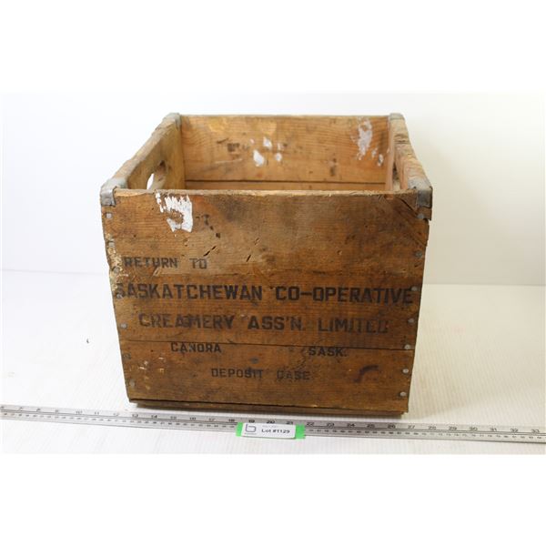 Saskatchewan Co-Operative Creamery Crate