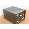 Image 2 : *Metal Card Filing Cabinet (17" x 23" - 13"h - very heavy NO SHIPPING)