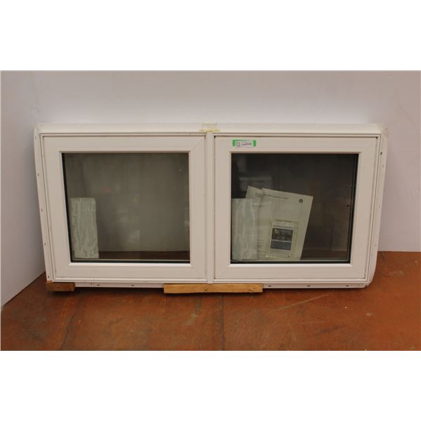 *Jeld Wen -- 50 1/2" x 24" Casement Window Right Hand Opens