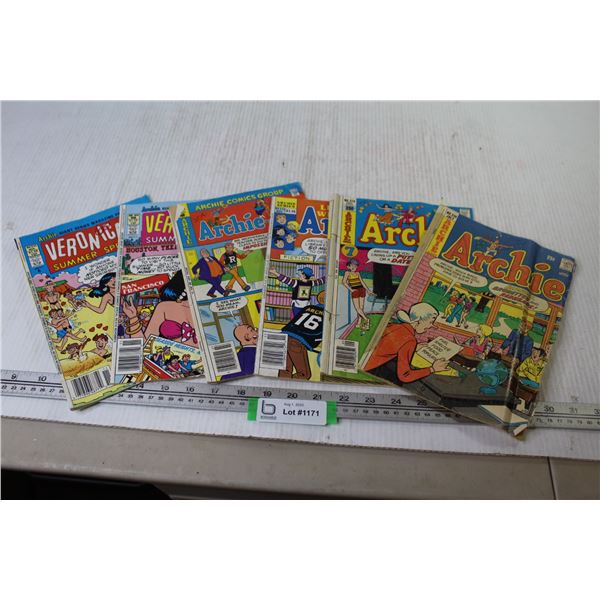 (4) Archie Comics - (2) Veronica Comics (25 cent - $1.25)