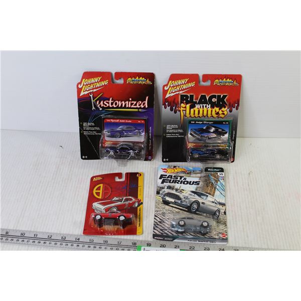 (1) Hot Wheel - (3) Johnny Lightening (NIB)