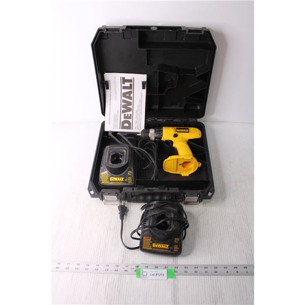 DeWalt Adjustable Clutch Drill in Case and Misc.