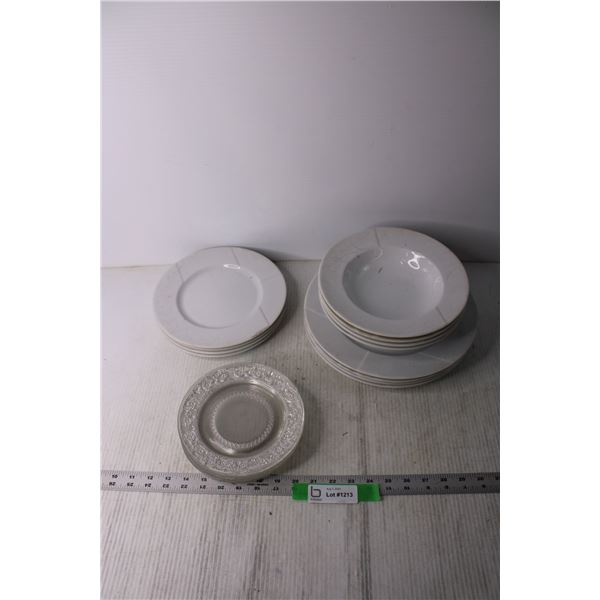 Set of Assorted Plates and Bowls