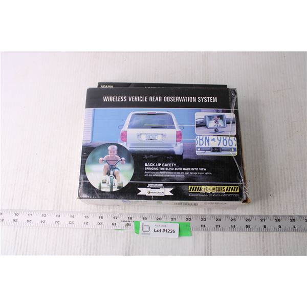 Wireless Vehicle Rear Observation System (NIB)