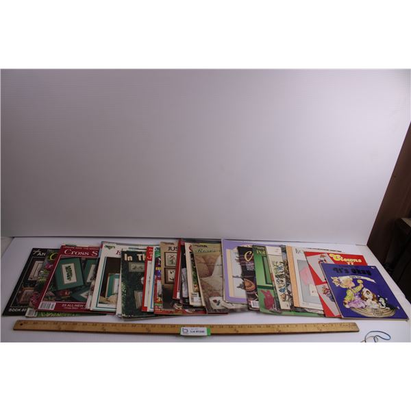 Large Lot of Cross Stitch Pattern books