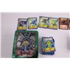 Image 3 : Harry Potter Trading Cards + Digimon Cards + (2) Pokémon Cards + Yu-GI-Oh Tin