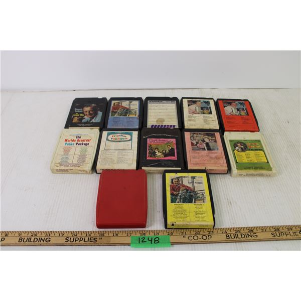 (12) 8-Track Tapes -- Frankie Yankovic - Polka