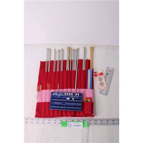 Knitting Needles, Supplies and Counter