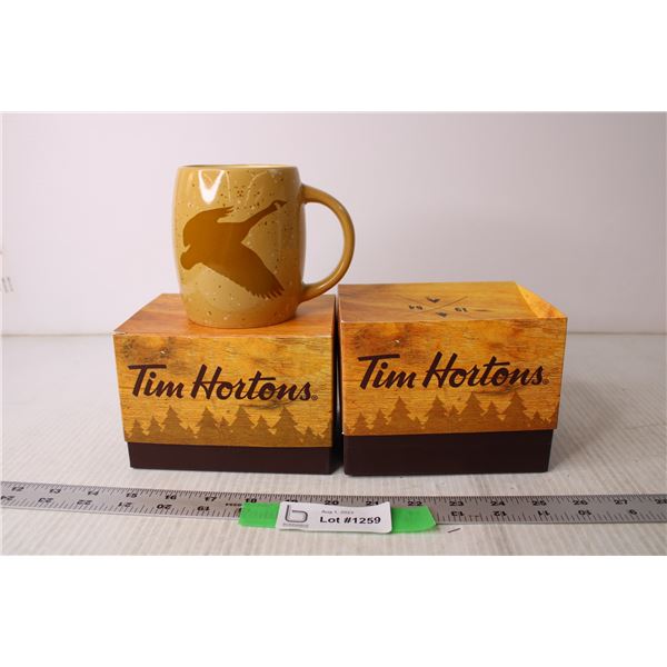 (2) Tim Hortons Collectible Mugs (NIB) -Both the same