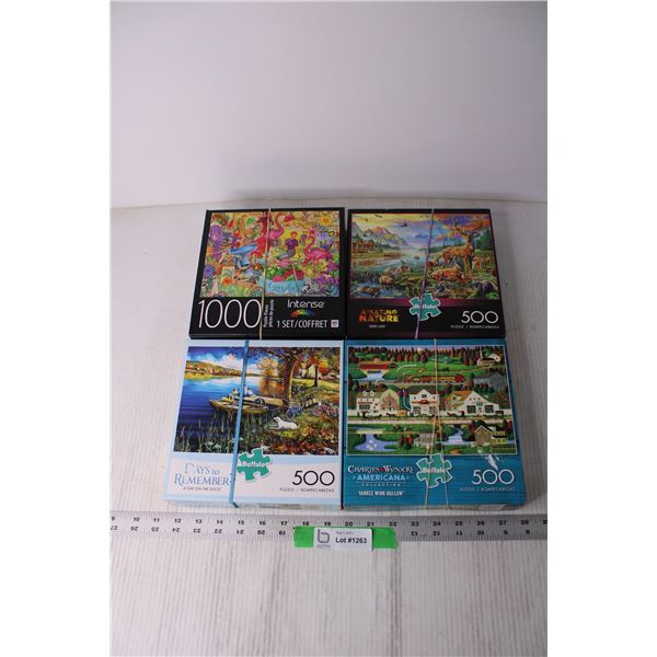 (4) Puzzles- Complete