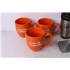 Image 3 : (3) Mugs, Travel Mug and New Canada Goose Stainless Steel Water Bottle &  reflectors