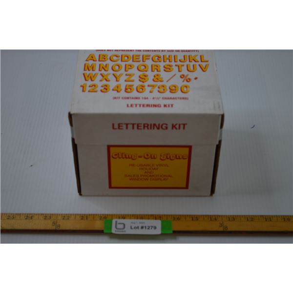 Lettering Kit (NIB) - Bodnarus Auctioneering