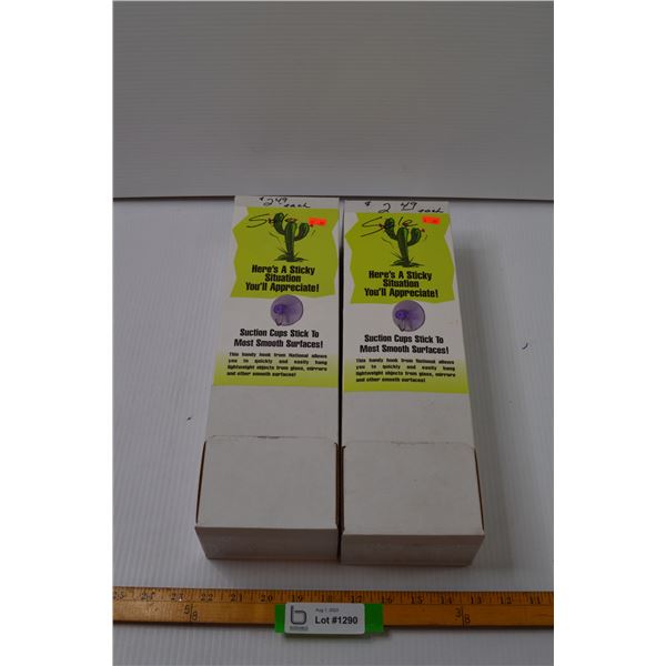 (2) Boxes of Suction Cups (NIB)