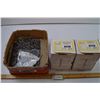 Image 1 : (2) 2 3/8" Screw Shank Boxes (Sealed) + Box of nails