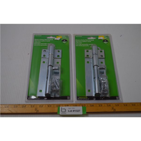 (2) Heavy Duty Barrel Bolt (NIB)