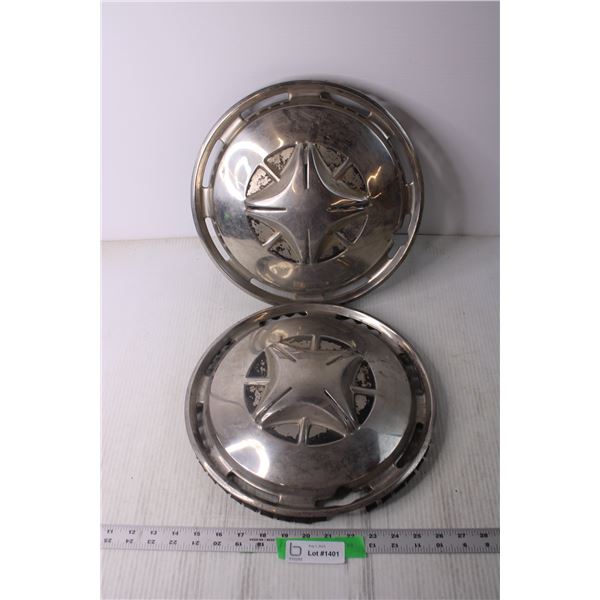 (2) 1974 Toyota Hubcaps